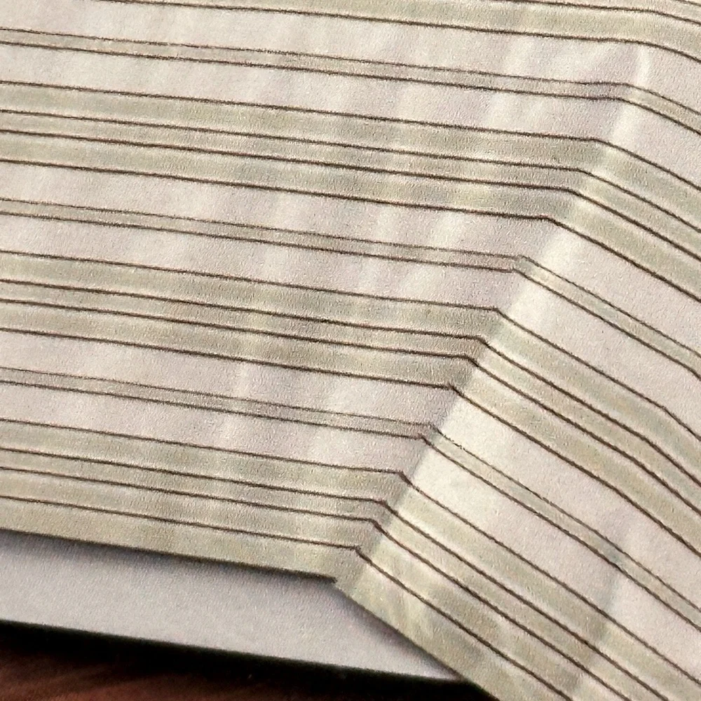 Duvet Cover Set 6 pc Set Natural Wheat and Burgundy Stripes